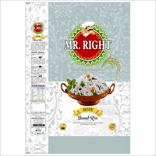 Mr Right Basmati Rice 25kg Silver