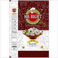 Mr Right Basmati Rice 25kg Brown