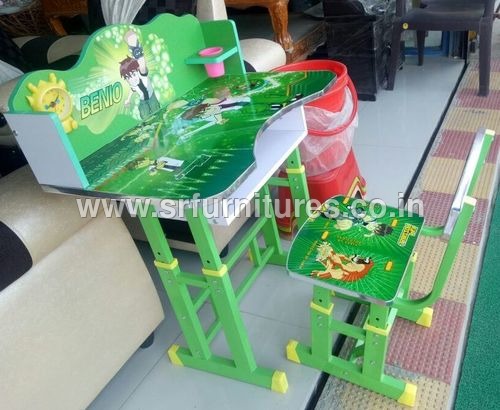 Easy To Clean Children Study Table And Chair