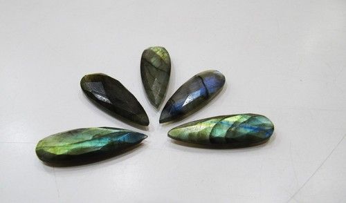 Natural Labradorite Blue Flashy Arrow Shape Briolette Gemstone Beads