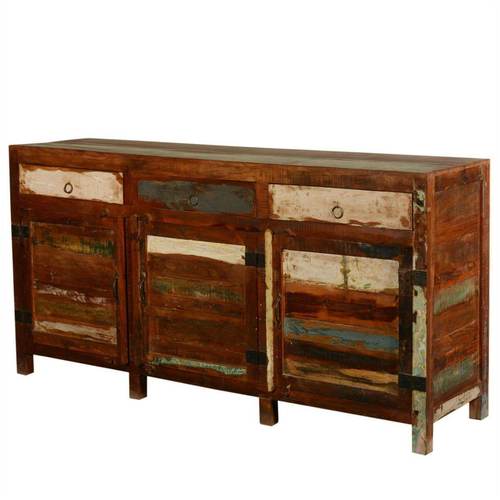 Reclaimed Wood Chest Of Drawers Tv unit