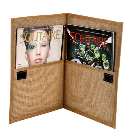 Jute Magazine Folder
