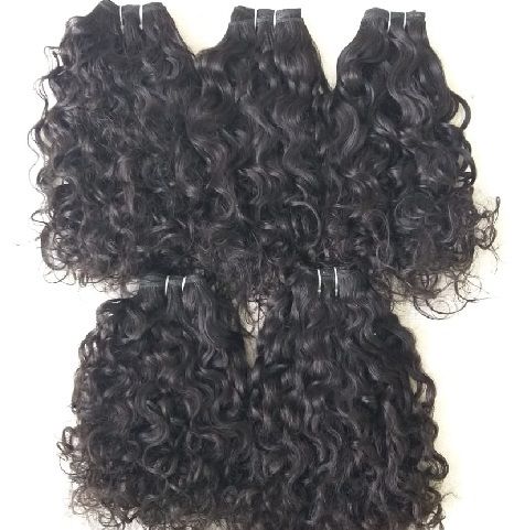 Remy Hair Unprocessed Indian Curly Human Hair Length: Available 8-40 Inch (In)