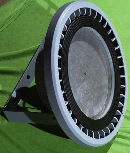 60-100watt High Bay Light Housing - Aluminum Body 375mm Round, Steel Bracket, 200mm Driver Area | Energy Efficient, Durable, Easy Installation