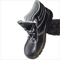 Mens Low Ankle Black Safety Shoes