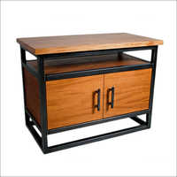 Wooden Table Cabinet Shelf