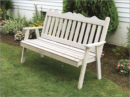 Royal English Grey Garden Bench