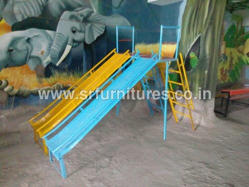Iron Play School Dual Slides
