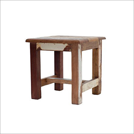 Reclaimed Wooden Stool