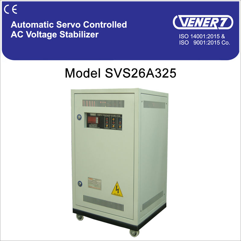 25kVA Automatic Servo Controlled Natural Air Cooled Voltage Stabilizer