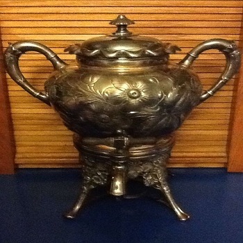 Victorian Silver Gilt Middletown Coffee Urn