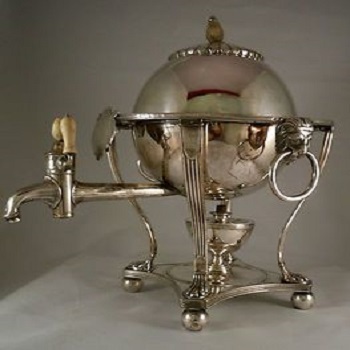Amaizing Antique Silver Plate Tea Urn
