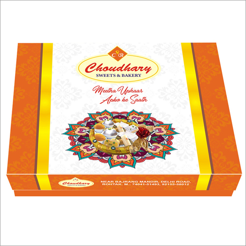 Choudary Sweets Box - Paper Material, Ideal for Gifting and Festive Occasions