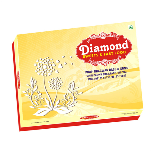 Diamond Sweets Box - Paper Material | Elegant Design, Perfect for Gifting