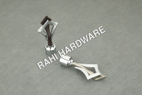 White Metal Curtain Bracket