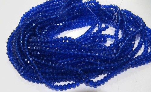 AAA Quality Crystal Blue Sapphire Beads