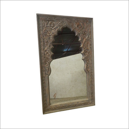 Carved Wooden Mirror Frame