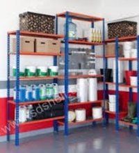 Slotted Angle Steel Storage Rack