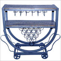 Iron Bar Trolley - Metal Construction, 50-70 Kilograms | Superior Durability, Lightweight Design, High-quality Nylon Wheels