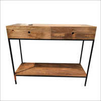 Wood Wooden Console Table