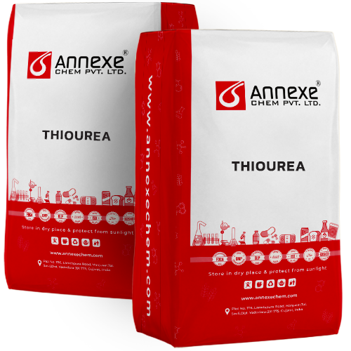 Pure Thiourea - Bio-Tech Grade Powder, CAS No: 62-65-6 | High Purity 98.0%, White Crystalline Solid, Soluble in Water, 5-Year Shelf Life, Versatile Applications in Food, Pharma, Nutra, Biotech, Cosmetics, Laboratory
