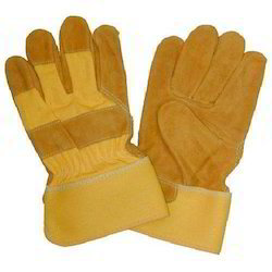 Leather Safety Gloves - Leather, 152.4 - 381 Millimeter Length, 10 - 150 Grams Weight | Designed for Enhanced Safety Use