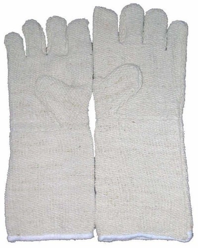 Asbestos Hand Gloves - Fabric, Length 152.4 - 381 Millimeter, Weight 10 - 150 Grams | For Safety Use, Reliable Durability