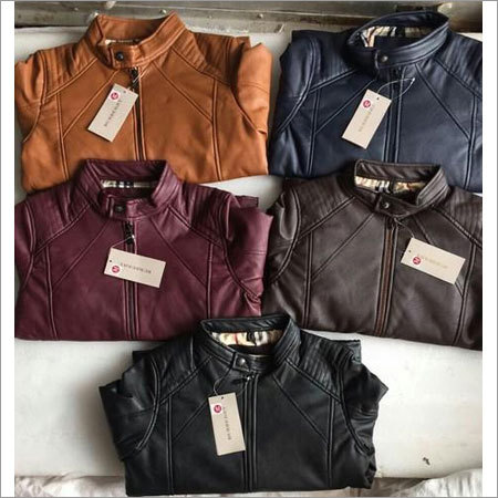 Plain Burrberry Leather Jackets