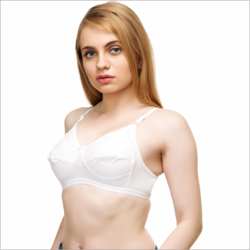 Ladies Sport Bra - Hosiery Fabric, Sizes 30-40, Color Variety | Adjustable Straps, Full Cup Coverage, Tear Resistant, Skin-Friendly Design