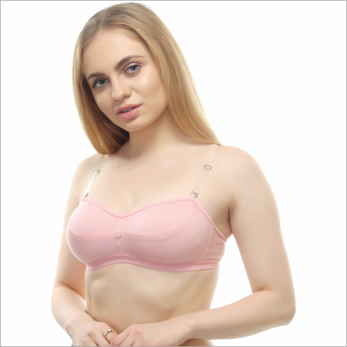 Ladies Push Up Bra - Hosiery Fabric Sizes 30-40 | Adjustable Straps Soft Texture Various Designs with Lace Trim