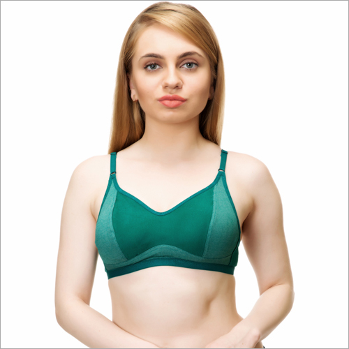 Ladies Front Closure Bra - Hosiery Fabric, Sizes 30-40 | Non-Wired, Seamless Finish, Adjustable Stretch Straps, Easy Wash, No Color Fading