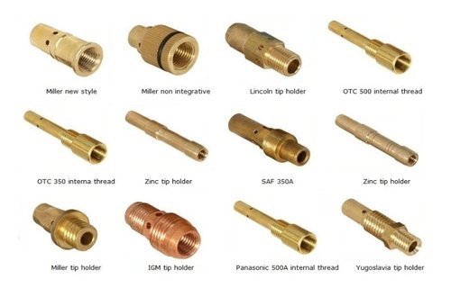 Tip Holder - Brass Fabrication for Welding Use, Corrosion Resistant & Flame Retardant Features