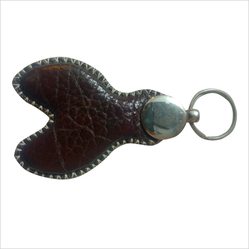 Leather Designer Key Ring