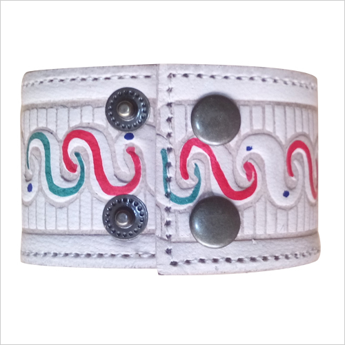 Designer Leather Cuff Bracelet