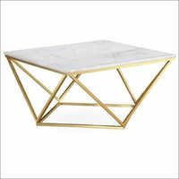 Coffee Table With Marble Top No Assembly Required