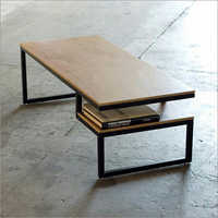 Round Pipe Wooden Coffee Table With Reclaim Wood Top Carpenter Assembly