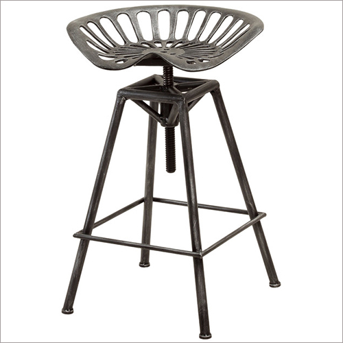 Bar Stool With Tractor Seat No Assembly Required