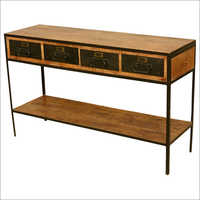 Industrial Wooden Console Tables