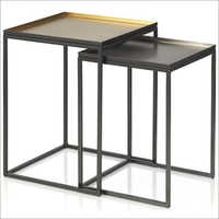 Cosmos Nesting Table With Metal Sheet Top