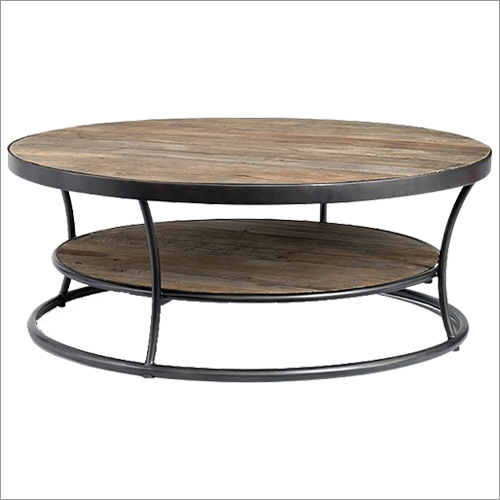 Coffee Table in Round Pipe