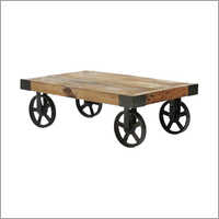 Smooth Finishing Moving Coffee Table