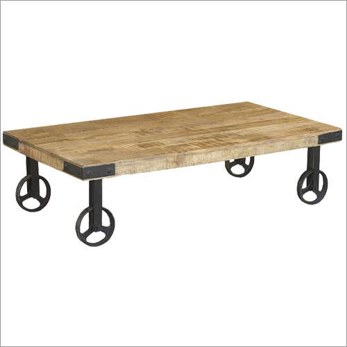 Industrial Reclaimed Iron Coffee Table