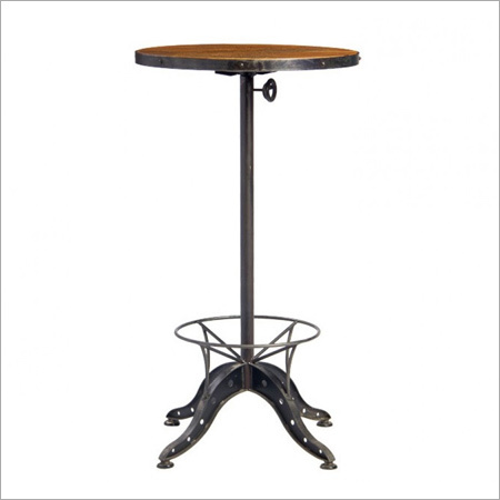 Bamboo Industrial Bar Table