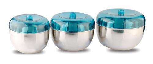 ACRYLIC APPLE CANISTER SET