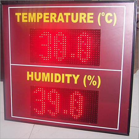 LED Temperature Humidity Display