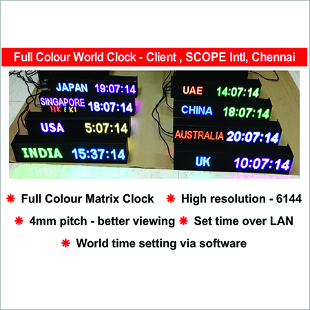 LED World Clock