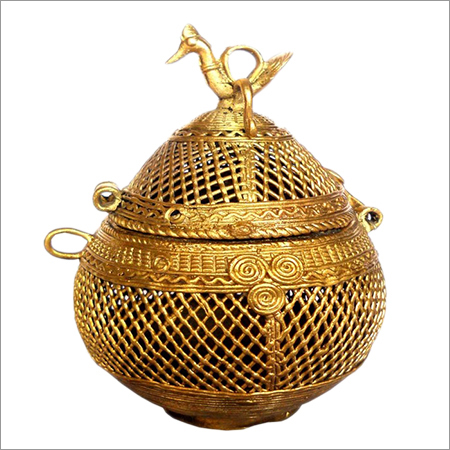 Bronze Jewellery Box with Dhokra Art