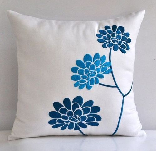 Multi Embroidery Cushion Cover