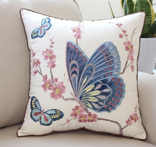 Cotton Embroidered Cushion Covers
