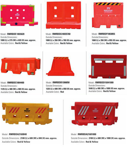 Safety Barricades - Plastic Material | Durable Design for Safety Use in Various Environments Lightweight and Easy to Maneuver